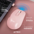 Mouse Acteck Optimize Flow MI480, Inalámbrico, Óptico, 1.600DPI, RF Inalámbrico, Rosa  3