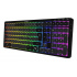 Teclado Acteck Techno Pro TI790 LED RGB, Teclado Mecánico, Clicky Purple, Inalámbrico, RF Inalámbrico/Bluetooth, Negro, Español   3