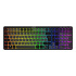 Teclado Acteck Techno Pro TI790 LED RGB, Teclado Mecánico, Clicky Purple, Inalámbrico, RF Inalámbrico/Bluetooth, Negro, Español   1
