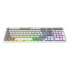 Teclado Acteck Techno PRO TI790 LED RGB, Teclado Mecánico, Óptico, Inalámbrico, RF Inalámbrico/Bluetooth, Blanco, Español   2