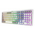 Teclado Acteck Techno PRO TI790 LED RGB, Teclado Mecánico, Óptico, Inalámbrico, RF Inalámbrico/Bluetooth, Blanco, Español   3