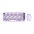 Kit de Teclado y Mouse Acteck Creator Chic K- Colors MK480, Inalámbrico, RF Inalámbrico, Morado, Español  1