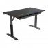 Acteck Escritorio Gamer ERGO DESK PRO ED757 RGB, Altura Ajustable, 120cm x 60cm, Negro - Imagen adicional 3