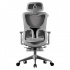 Acteck Silla Flux Ultra EC696HR, Respaldo de malla, Reposabrazos Ajustables, Gris - Imagen adicional 4