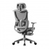 Acteck Silla Flux Ultra EC696HR, Respaldo de malla, Reposabrazos Ajustables, Gris - Imagen adicional 6