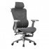 Acteck Silla Flux Ultra EC696HR, Respaldo de malla, Reposabrazos Ajustables, Gris