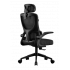 Acteck Silla Ejecutiva Flux Prime EC636HR, Respaldo de Malla, Negro ― Tiene un agujero en el soporte para la cabeza - Imagen adicional 4