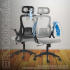 Acteck Silla Flux Lite EC313HR, Respaldo de Malla, Negro/Gris - Imagen adicional 6