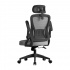 Acteck Silla Flux Lite EC313HR, Respaldo de Malla, Negro/Gris - Imagen adicional 1
