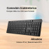Teclado Acteck Vantage Aero Ti555, Inalámbrico, RF Inalámbrico, Negro, Español - Imagen adicional 7
