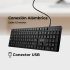 Teclado Acteck Vantage Aero TA545, Alámbrico, USB, Negro, Español - Imagen adicional 7