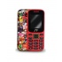 Celular Acteck Emoji 1.77", SIM Doble, Rojo