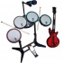 Acteck Kit Fanatic Rocker Con Guitarra. Batería y Micrófono para Wii y PS3  1
