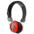 Acteck Audífonos con Micrófono HiFi SoundStyle Anarchy, Alámbrico, 2 Metros, Rojo  1