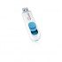 Memoria USB Adata C008, 4GB, USB 2.0, Azul/Blanco