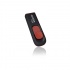 Memoria USB Adata C008, 64GB, USB 2.0, Negro/Rojo  1