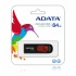 Memoria USB Adata C008, 64GB, USB 2.0, Negro/Rojo  2