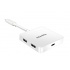 Adata Hub USB C 3.0 Macho - 4x USB A 3.0 Hembra, 5000 Mbit/s, Blanco  1