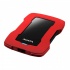 Disco Duro Externo Adata HD330 2.5'', 2TB, USB 3.1, Rojo/Negro, A Prueba de Golpes - para Mac/PC ― ¡Descuento limitado a 5 unidades por cliente!  3
