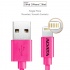 Adata Cable de Carga Certificado MFi Lightning Macho - USB 2.0 A Macho, 1 Metro, Rosa, para iPhone/iPad/iPod  4