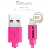 Adata Cable de Carga Certificado MFi Lightning Macho - USB 2.0 A Macho, 1 Metro, Rosa, para iPhone/iPad/iPod  4