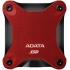 SSD Externo Adata SD600Q, 240GB, USB, Rojo  1