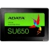 SSD Adata Ultimate SU650, 1.9TB, 2.5", 450MB/s Escritura, 520MB/s Lectura, SATA III  1