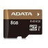 Memoria Flash Adata Premier Pro, 8GB microSDHC UHS-I, con Adaptador  1
