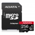 Memoria Flash Adata AUSDX256GUI3V30SHA2-RA1, 256GB MicroSDXC UHS-I Clase 10, con Adaptador   3