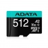 Memoria Flash Adata Premier Pro, 512GB MicroSDXC UHS-I Clase 10, con Adaptador  2