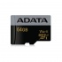 Memoria Flash Adata Premier Pro, 64GB MicroSDXC UHS-I Clase 3, con Adaptador  1