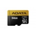 Memoria Flash Adata Premier ONE, 64GB MicroSDXC UHS-II Clase 10, con Adaptador  1