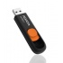 Memoria USB Adata DashDrive UV120, 16GB, USB 2.0, Negro/Naranja