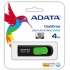 Memoria USB Adata Dashdrive UV120, 4GB, USB 2.0, Negro/Verde  1