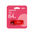 Memoria USB Adata UV240, 64GB, USB 2.0, Rojo  3