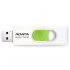 Memoria USB Adata UV320, 512GB, USB 3.1, Lectura 100MB/s, Blanco/Verde  1