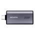 Disco Duro Externo Adata SC750 2.5", 500GB, USB-C 3.1, Gris, para PC  3