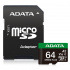 Memoria Flash Adata Speed Plus, 64GB MicroSDXC UHS-I Clase 10, con Adaptador   2