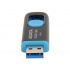 Memoria USB Adata Dashdrive UV128, 8GB, USB 3.0, Lectura 90MB/s, Escritura 40MB/s, Negro/Azul