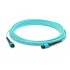 AddOn Cable Fibra Óptica Cruzado OM4 MPO Hembra - MPO Hembra, 50/125, 5 Metros, Azul  1