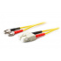 Addon Cable Fibra Óptica Monomodo OS2 ST Macho - SC Macho, Núcleo 9µm, Cubierta 125µm, 2 Metros, Amarillo  1