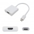 AddOn Adaptador USB C Macho - HDMI Hembra, Blanco  1