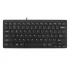Teclado Adesso AKB-111UB, Alámbrico, USB, Negro (Inglés)  2