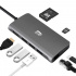 Adesso HUB USB C 3.2 - HDMI/Thunderbolt 3/USB A 3.2/USB C, Gris  7