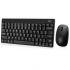 Kit de Teclado y Mouse Adesso WKB-1100CB, Inalámbrico, USB, Negro (Inglés)  1