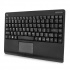 Teclado Adesso WKB-4110UB, Inalámbrico, USB, Negro (Inglés)  1