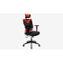 Aerocool Silla Gamer Guardian Champion, hasta 150Kg, Negro/Rojo  2