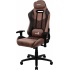 Aerocool Silla Gamer DUKE AeroSuede, hasta 150Kg, Café/Negro  3