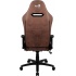 Aerocool Silla Gamer DUKE AeroSuede, hasta 150Kg, Café/Negro  7