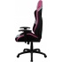 Aerocool Silla Gamer COUNT AeroSuede, hasta 150Kg, Gris/Rosa  4